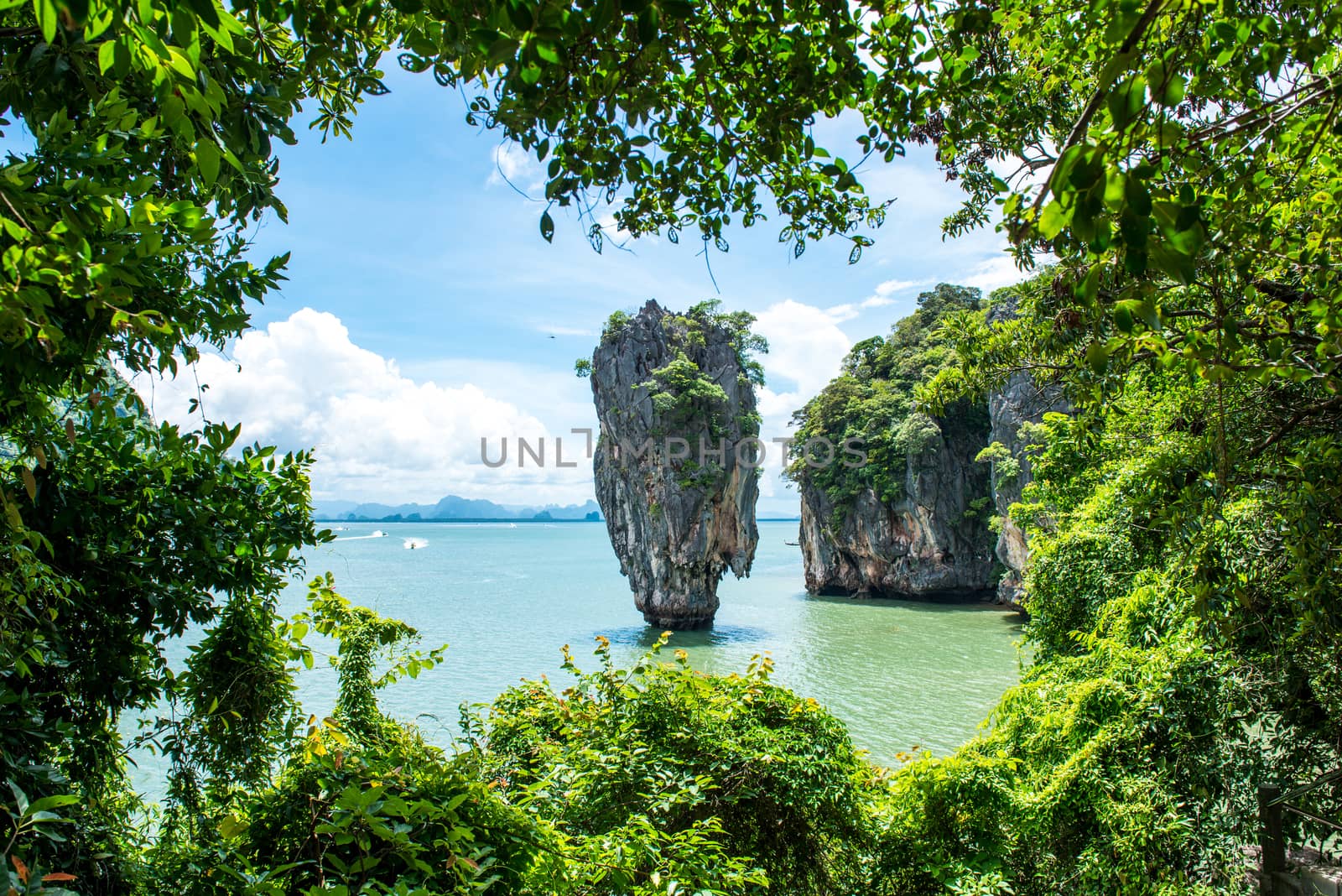 James Bond Island in Phang-nga Thailand.