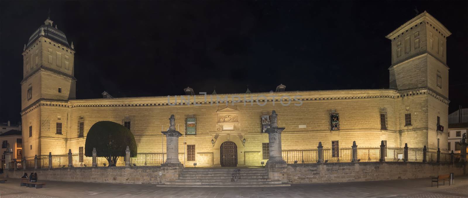 Hospital de Santiago at night, Ubeda, Jaen, Spain by max8xam