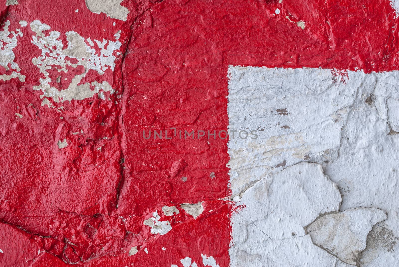 chipped paint on an old plaster wall, texture background by uvisni