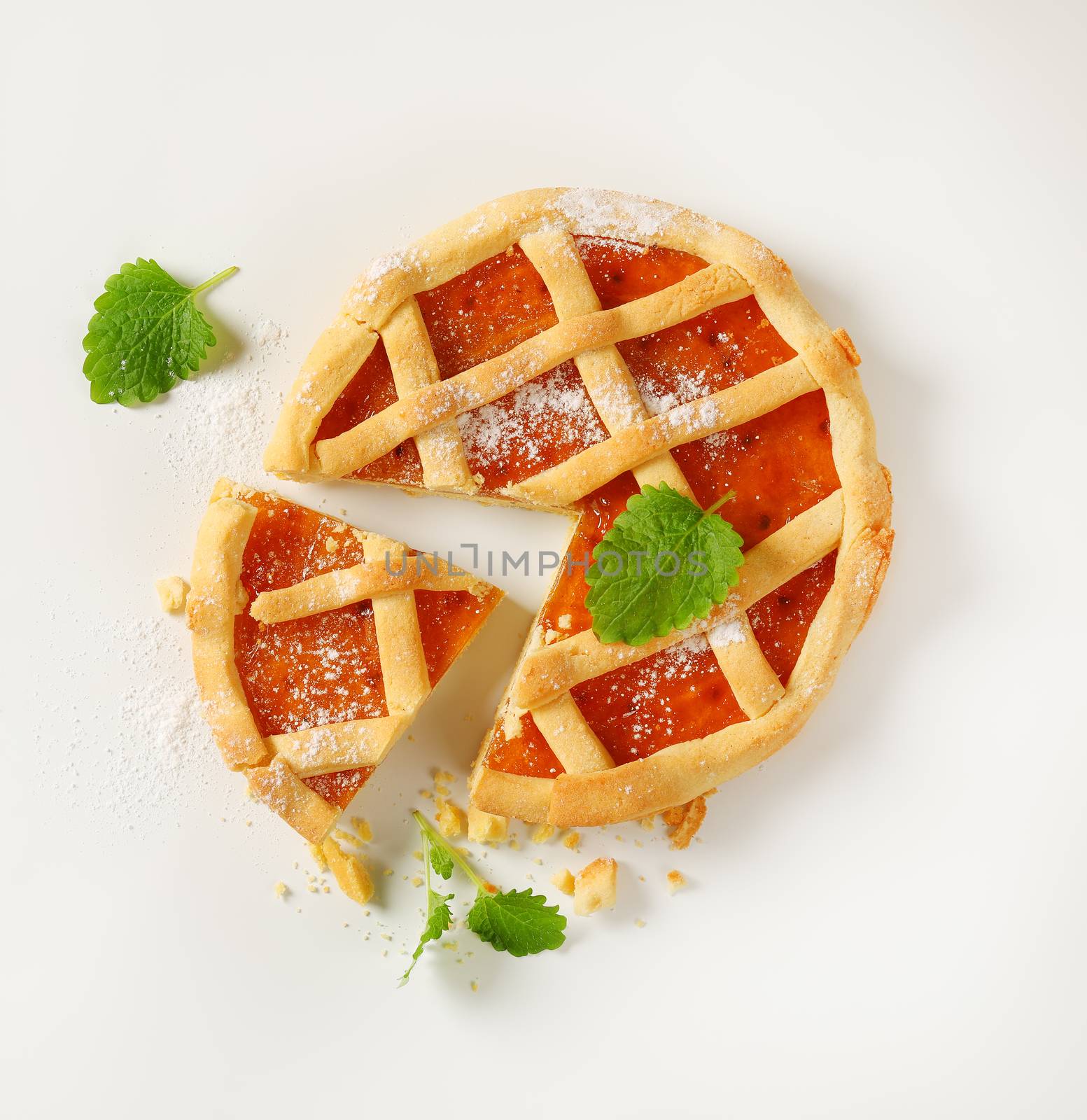 Lattice topped fruit tart (crostata) by Digifoodstock