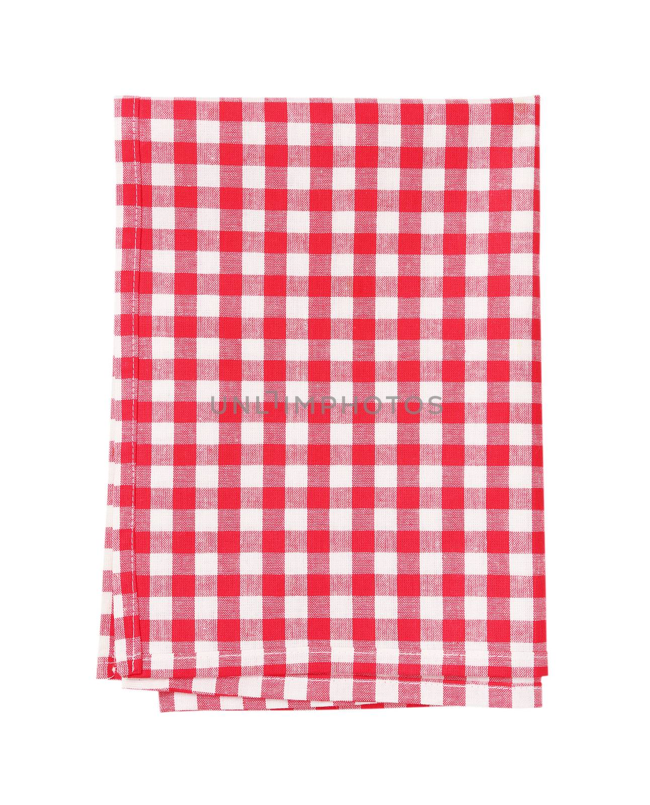 red and white tea towel by Digifoodstock