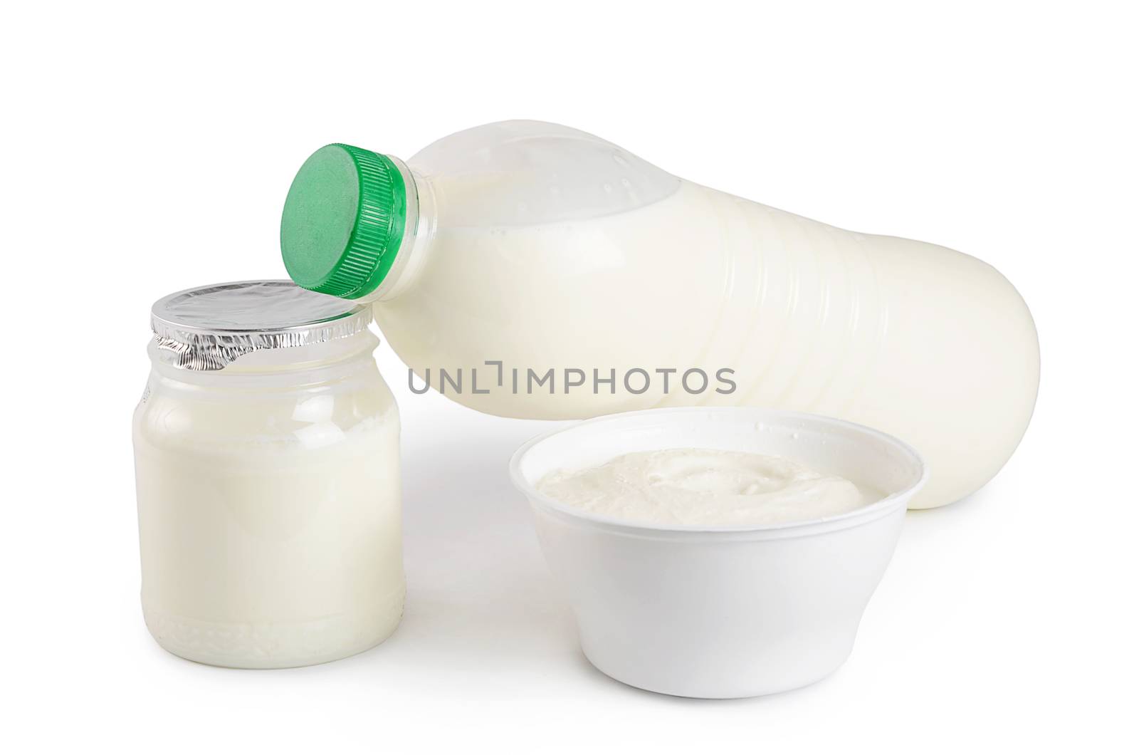 Milk, yogurt, and Ricotta cheese by SvetaVo