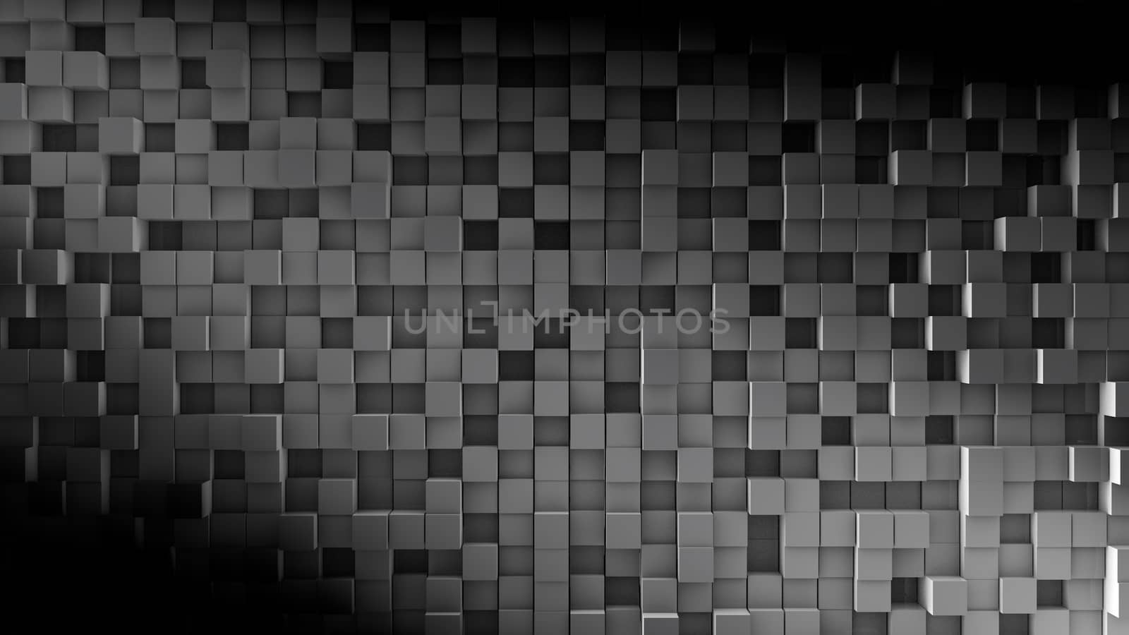 abstract image of cubes background. 3d render