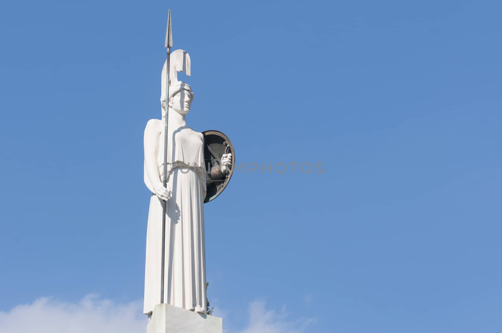 classical Athena statue by vangelis