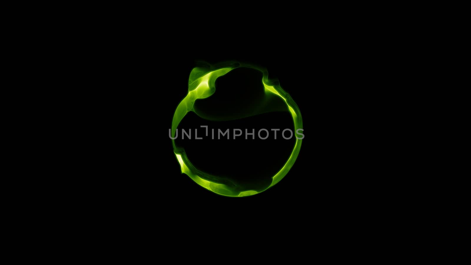 Abstract background with magic sphere. 3d render