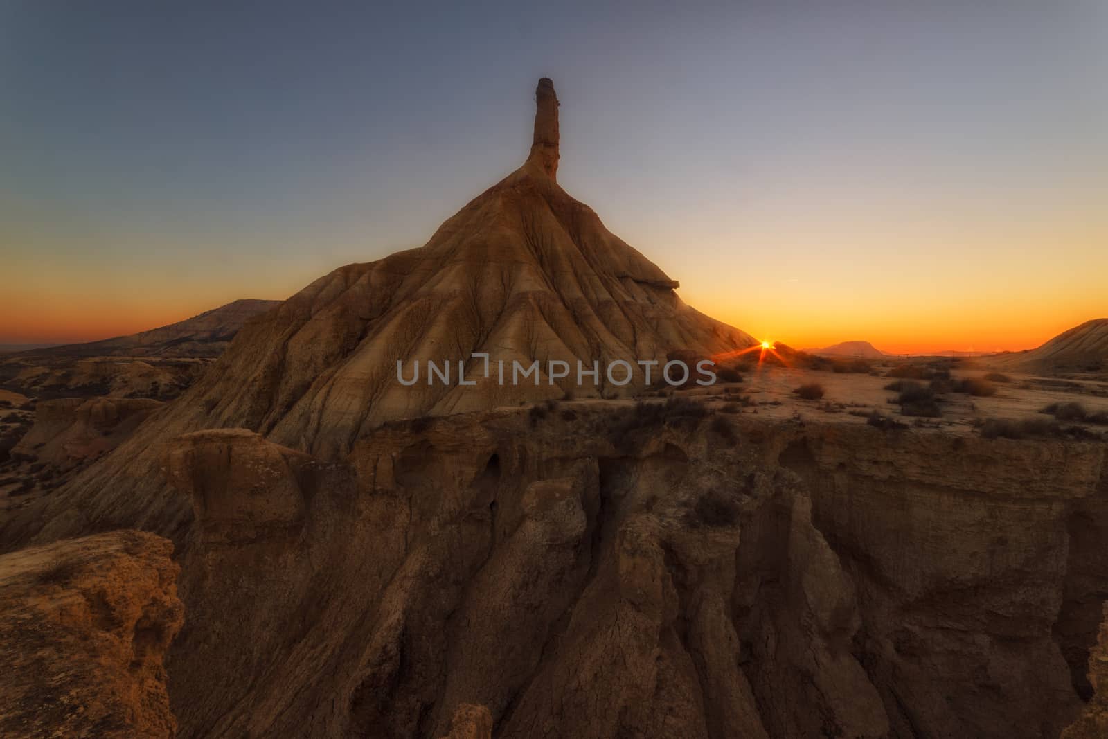 Castil de Tierra in Las Bardenas by aruizhu