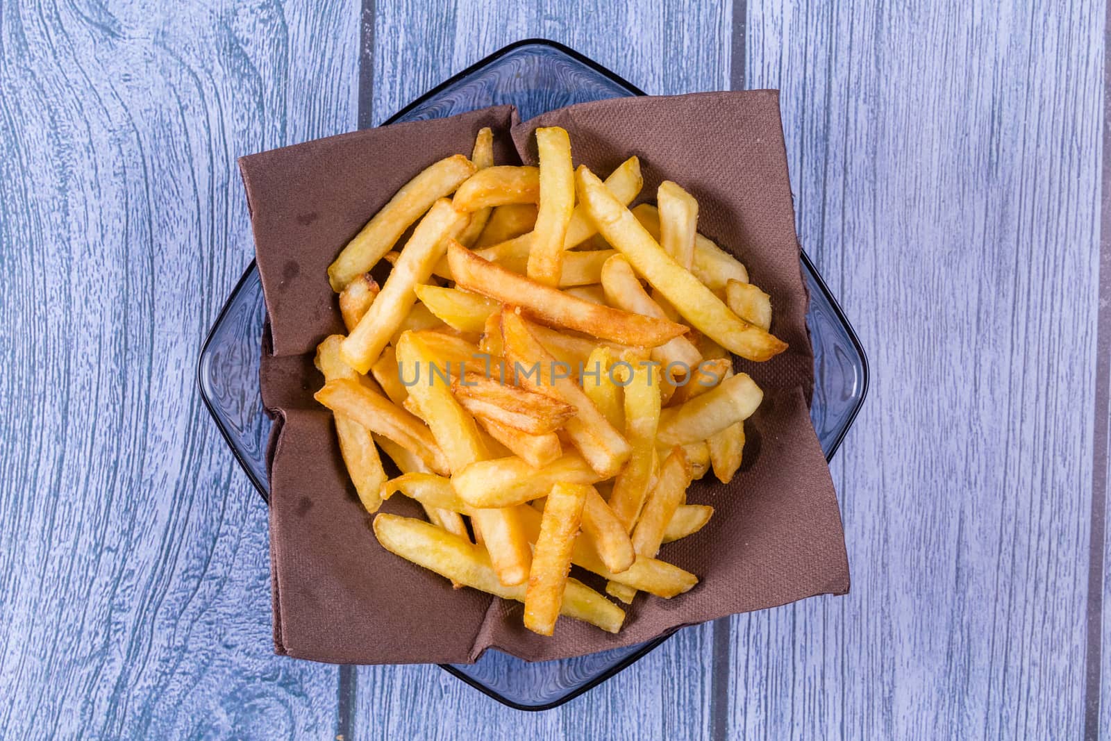 Potatoes chip, French Fries Background, Close Up