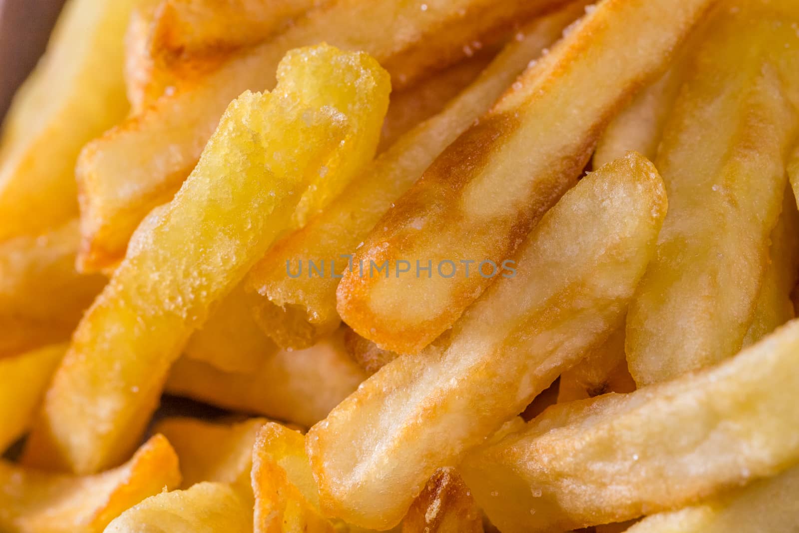 Potatoes chip, French Fries Background, Close Up