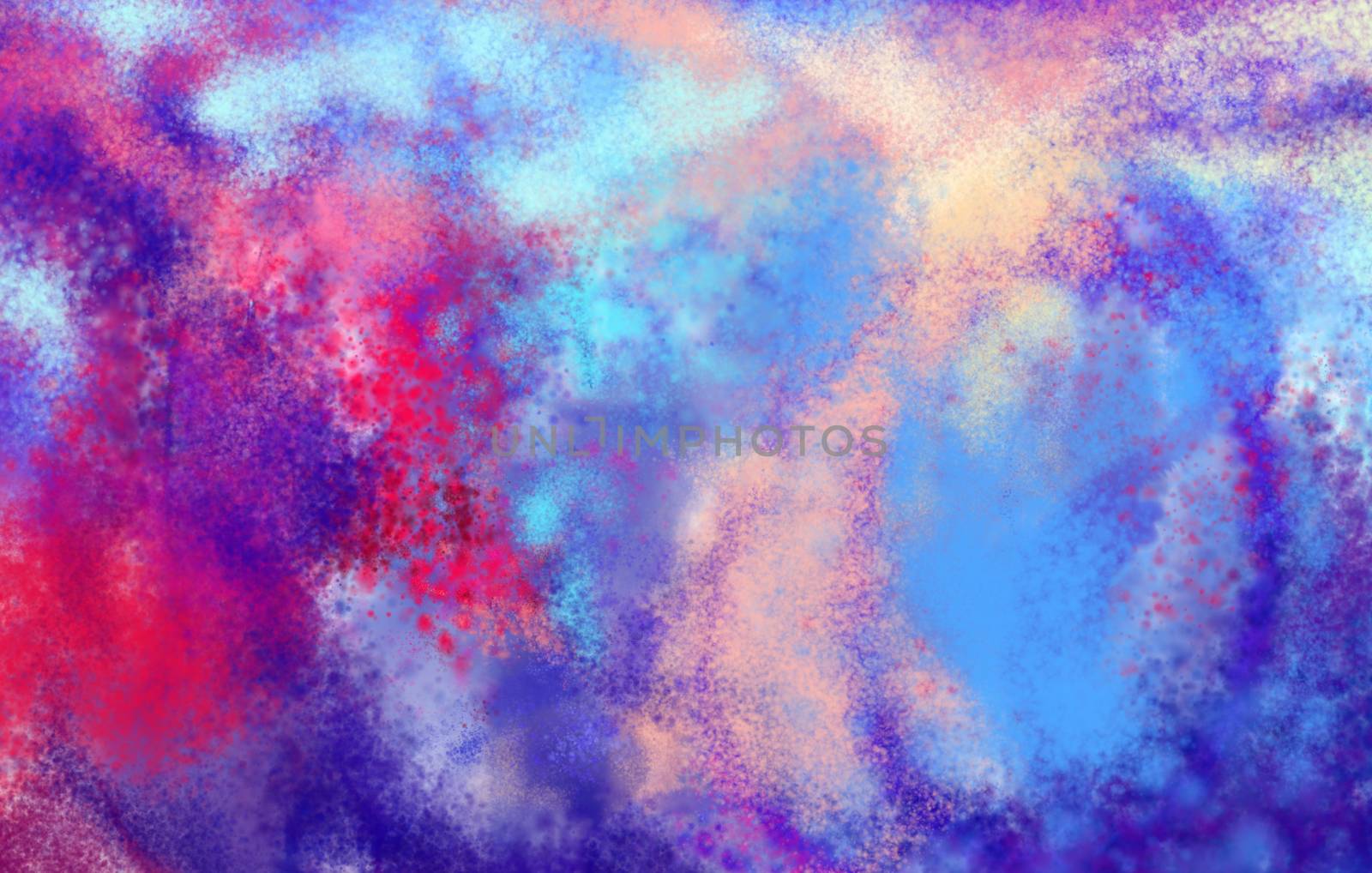 Digital Painting Abstract Textured Colorful Background Artwork for Design