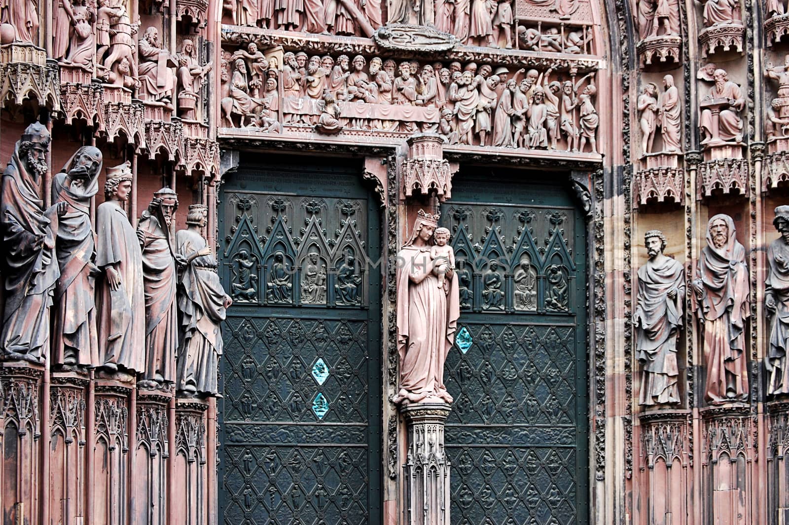 Notre Dame Cathedral in Strasbourg, Alsace, France