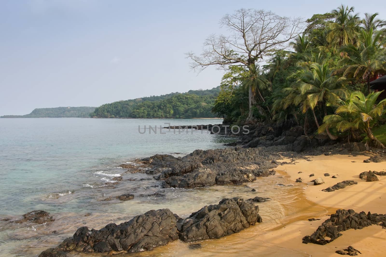 Praia Coco on Principe Island, Sao Tome and Principe, Africa