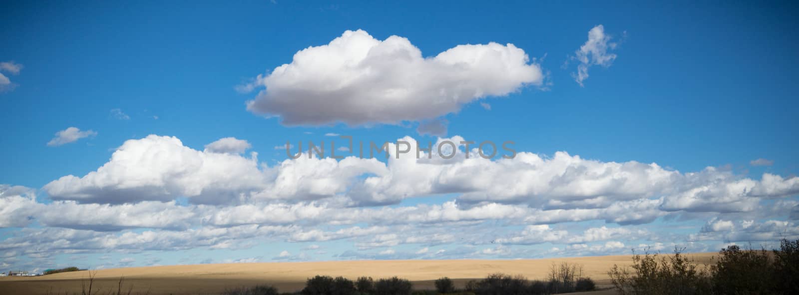 blue sky, natural clouds, nature series
