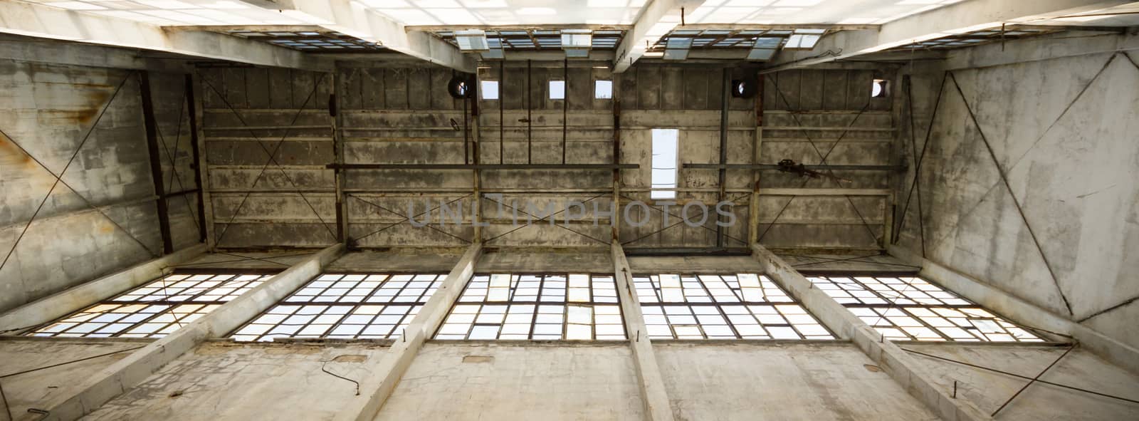 ruins of a very heavily polluted industrial factory, industrial series