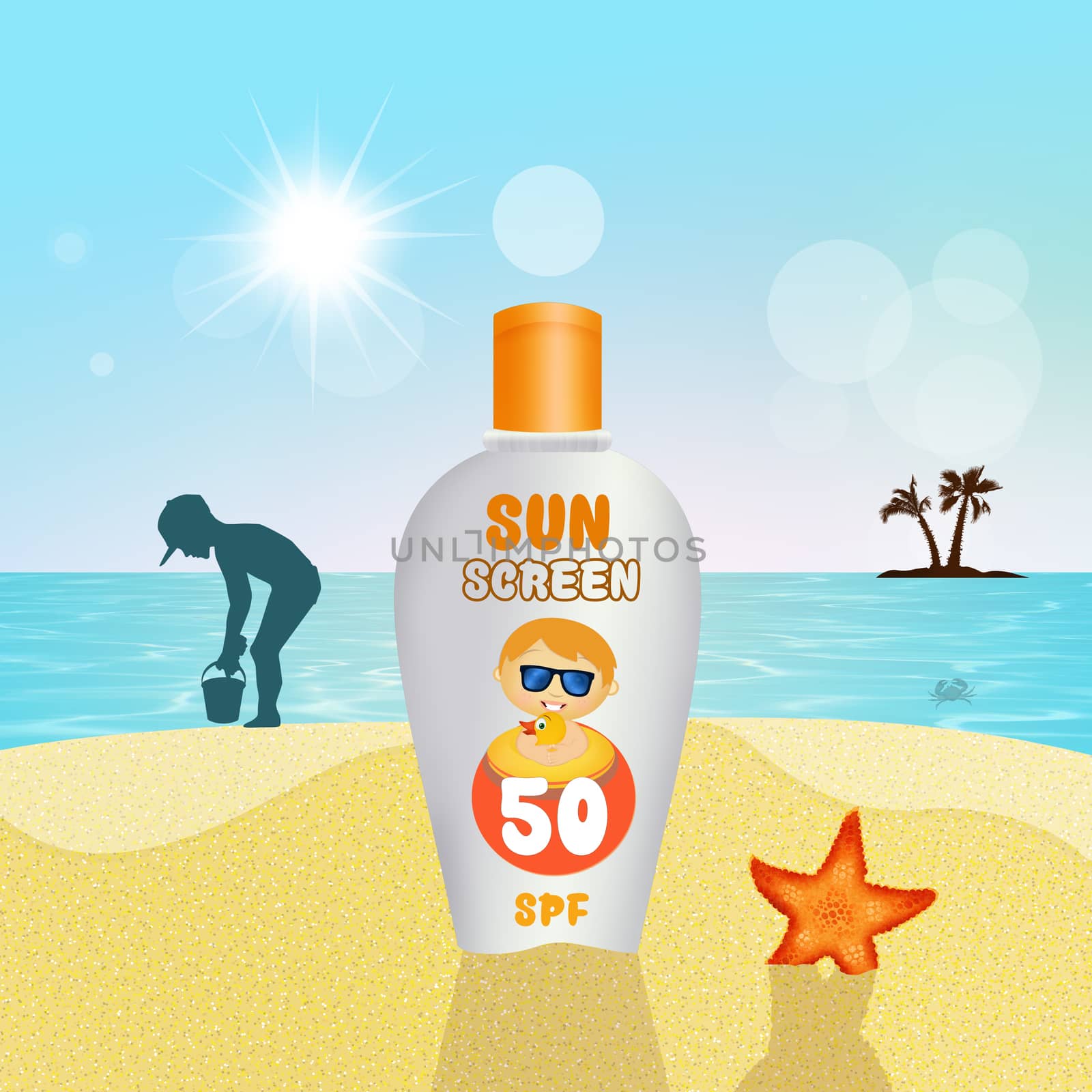 sun protection for children in summer by adrenalina