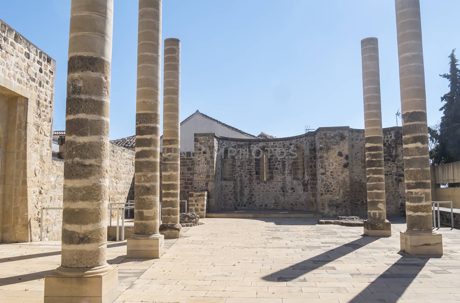 Remains of the Romanesque church of San Juan Bautista, Baeza, Jaen, Spain