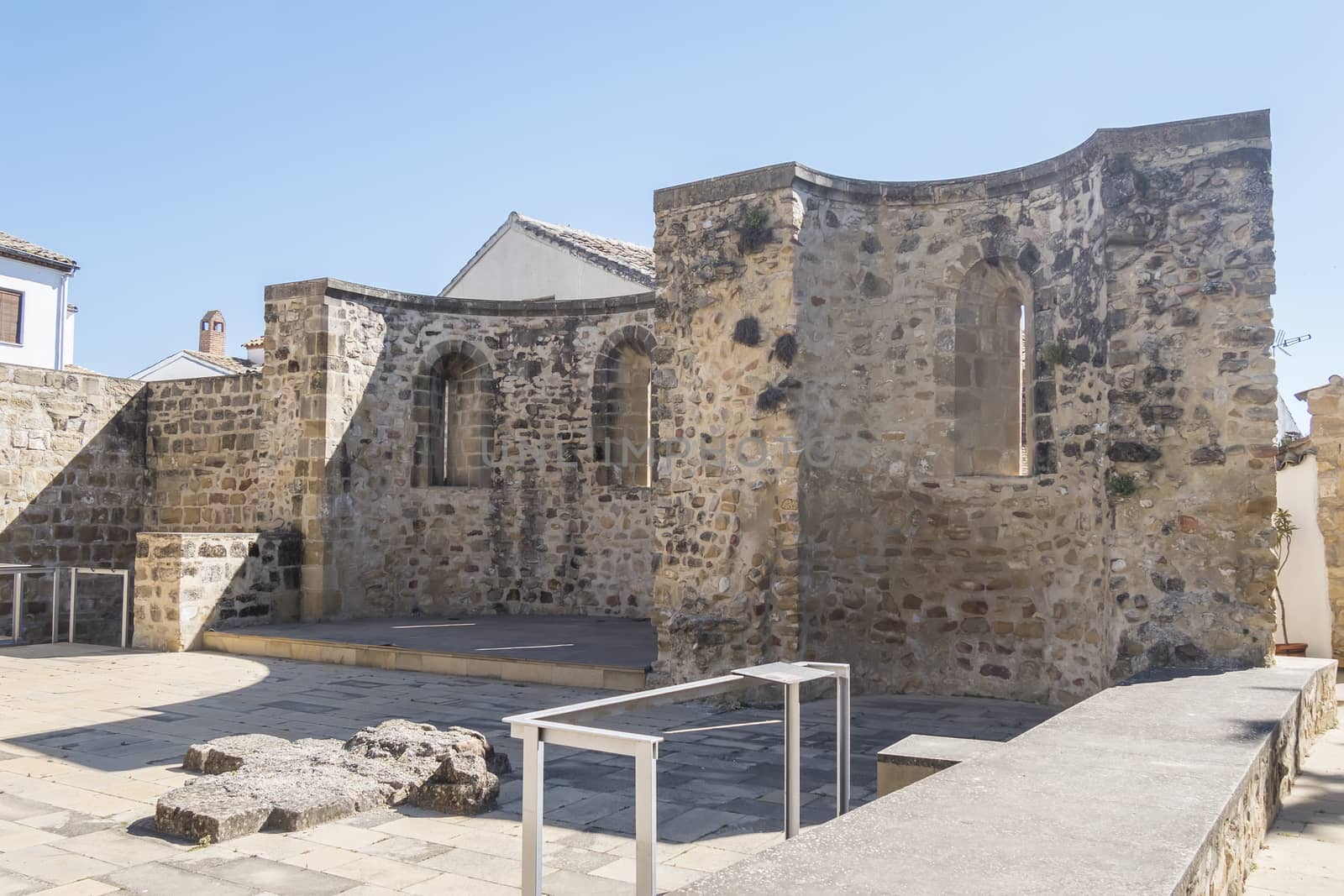 Remains of the Romanesque church of San Juan Bautista, Baeza, Jaen, Spain