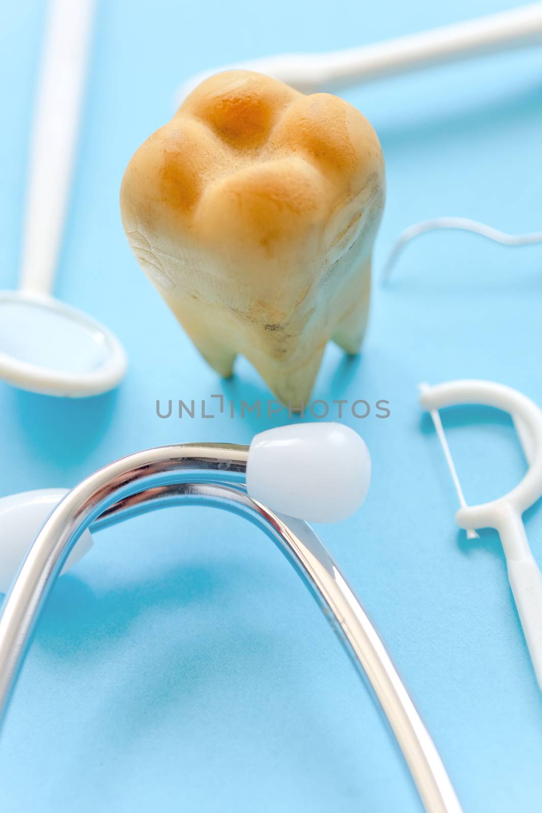 concept image of dental background