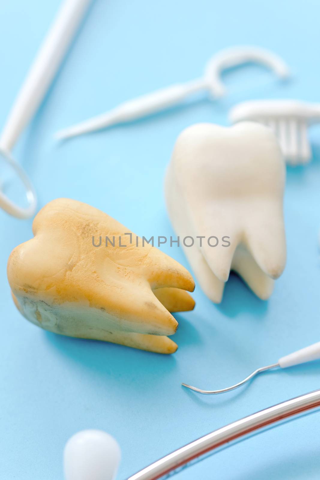 concept image of dental background by ponsulak