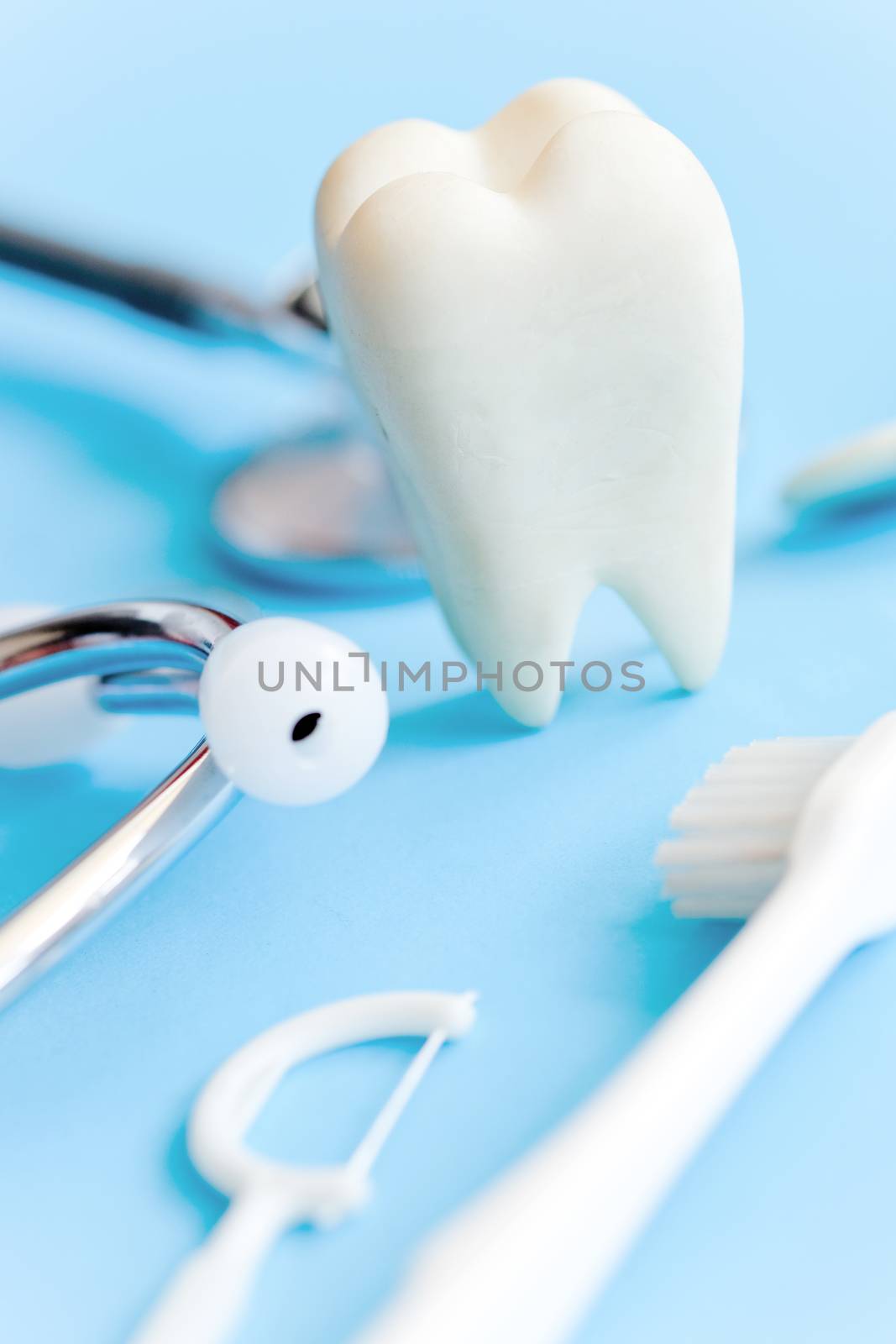 concept image of dental background