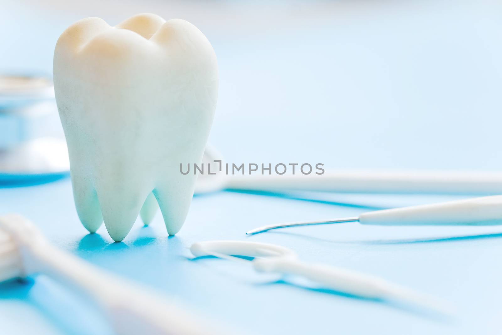 concept image of dental background