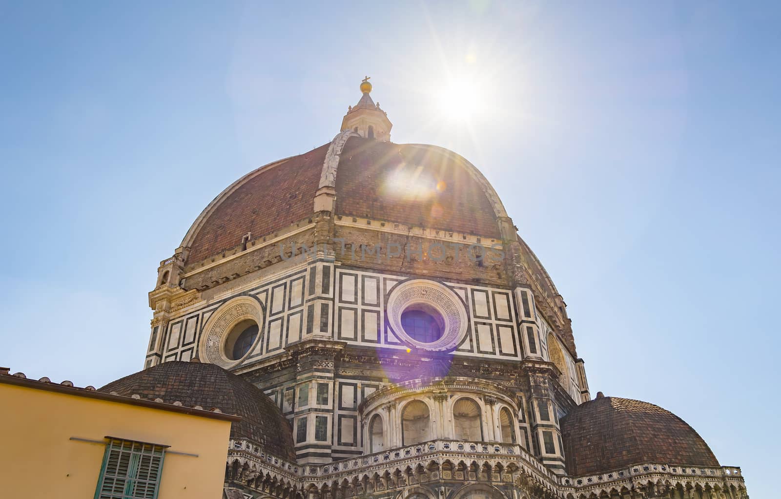 The famous Brunelleschi's dome of the Cathedral in Florence by rarrarorro