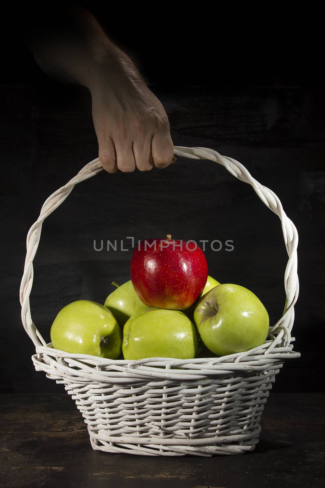 Apples in the basket by VIPDesignUSA