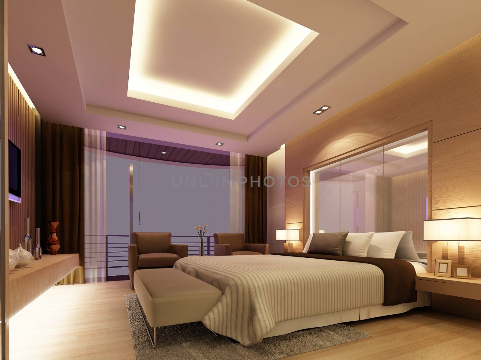 3d rendering of interior bedroom