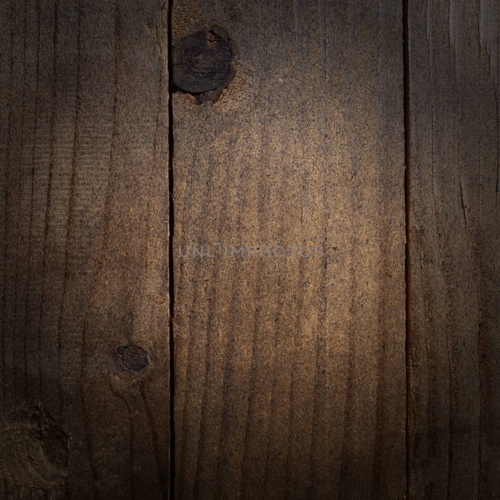 The fence from wooden boards closeup by SvetaVo