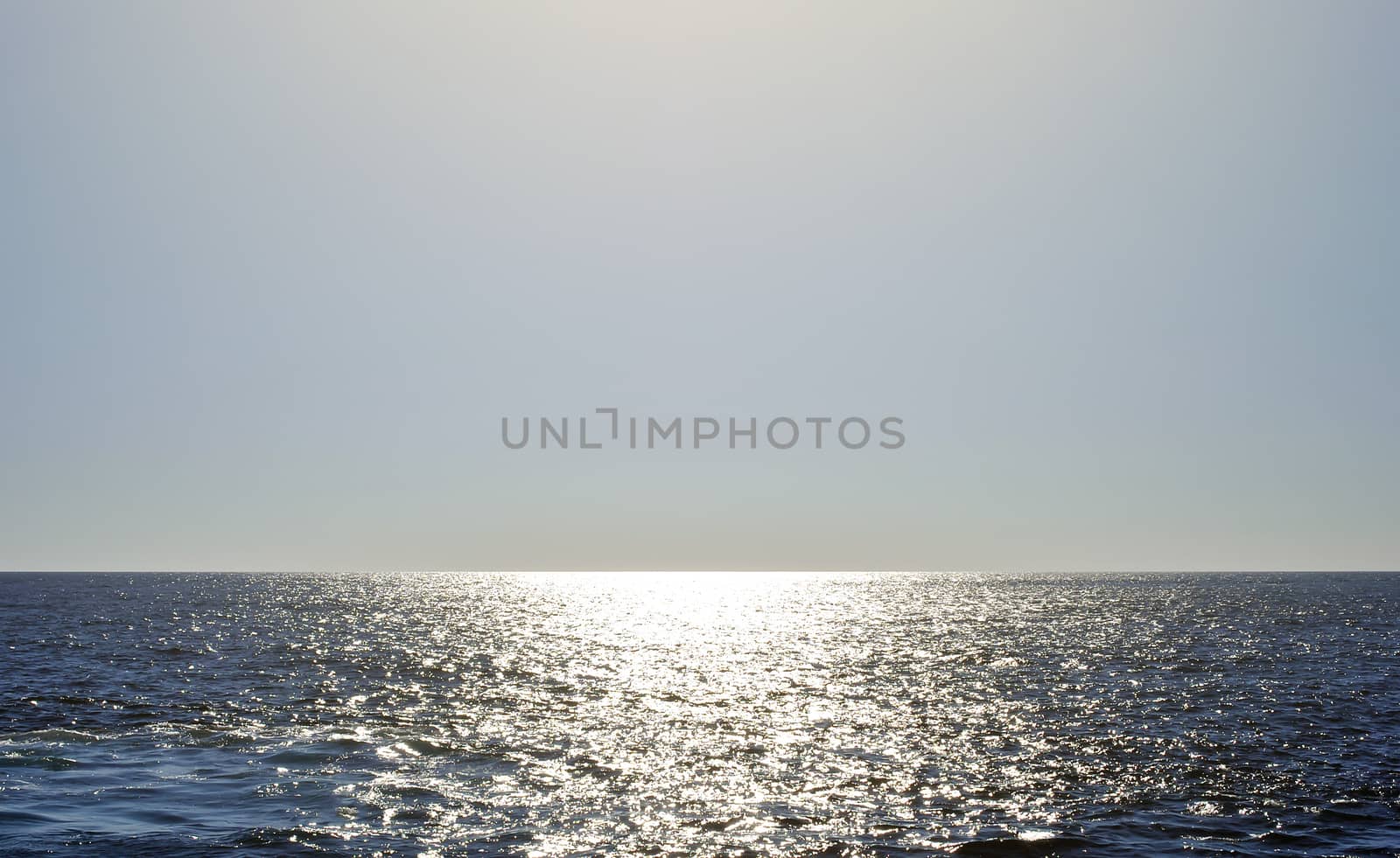 View of beautiful Mediterranean landscape, sea and sunny sky