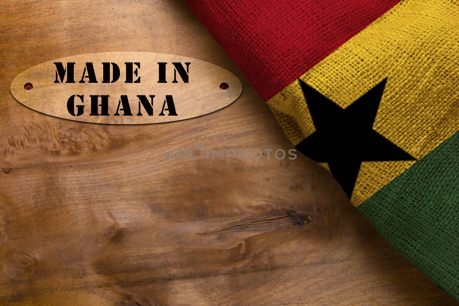 Stamp Made in Ghana by VIPDesignUSA