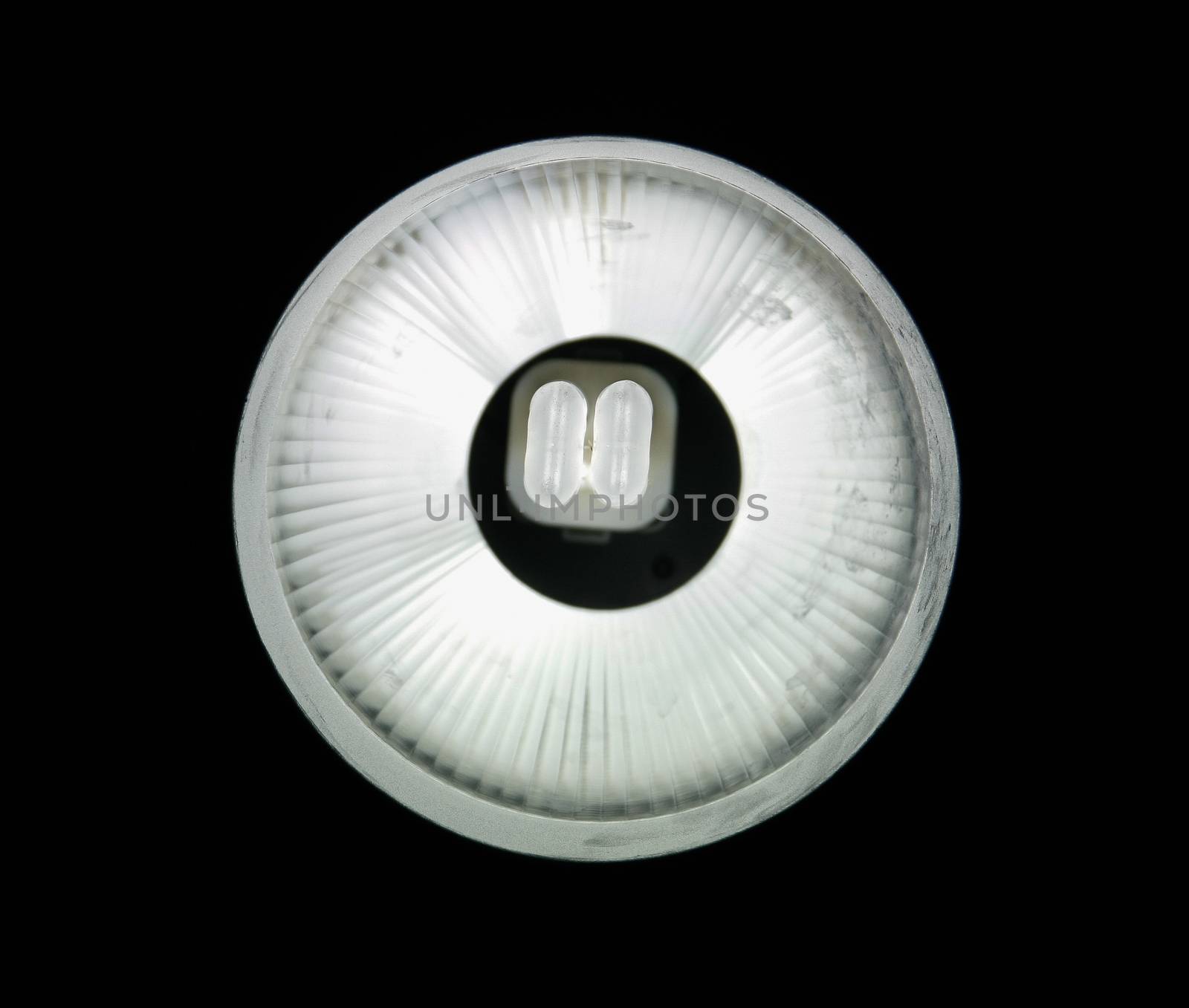 modern lamp tube in lamp lighting and on white bright at night