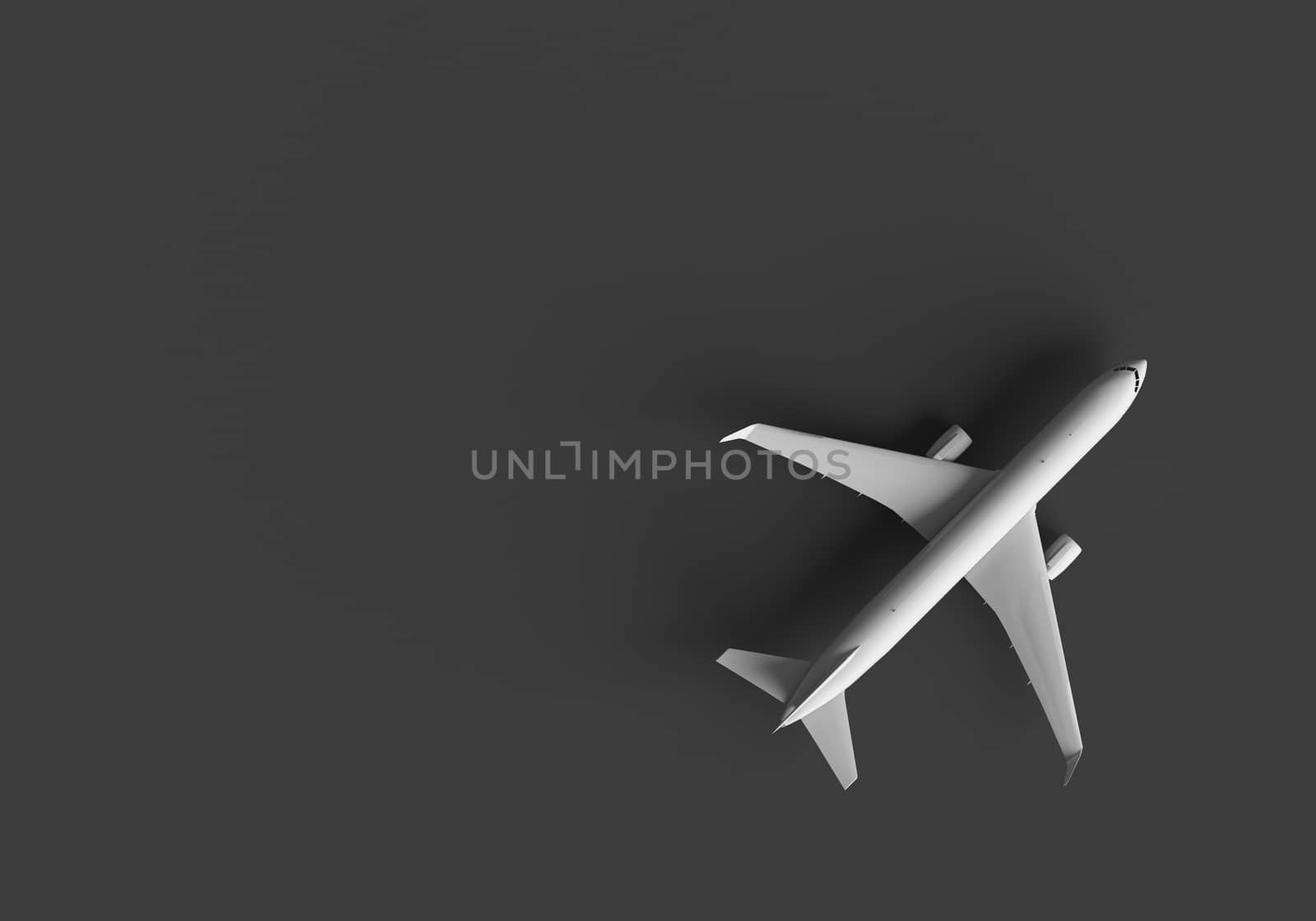 3D RENDERING OF AN AIRPLANE by PrettyTG