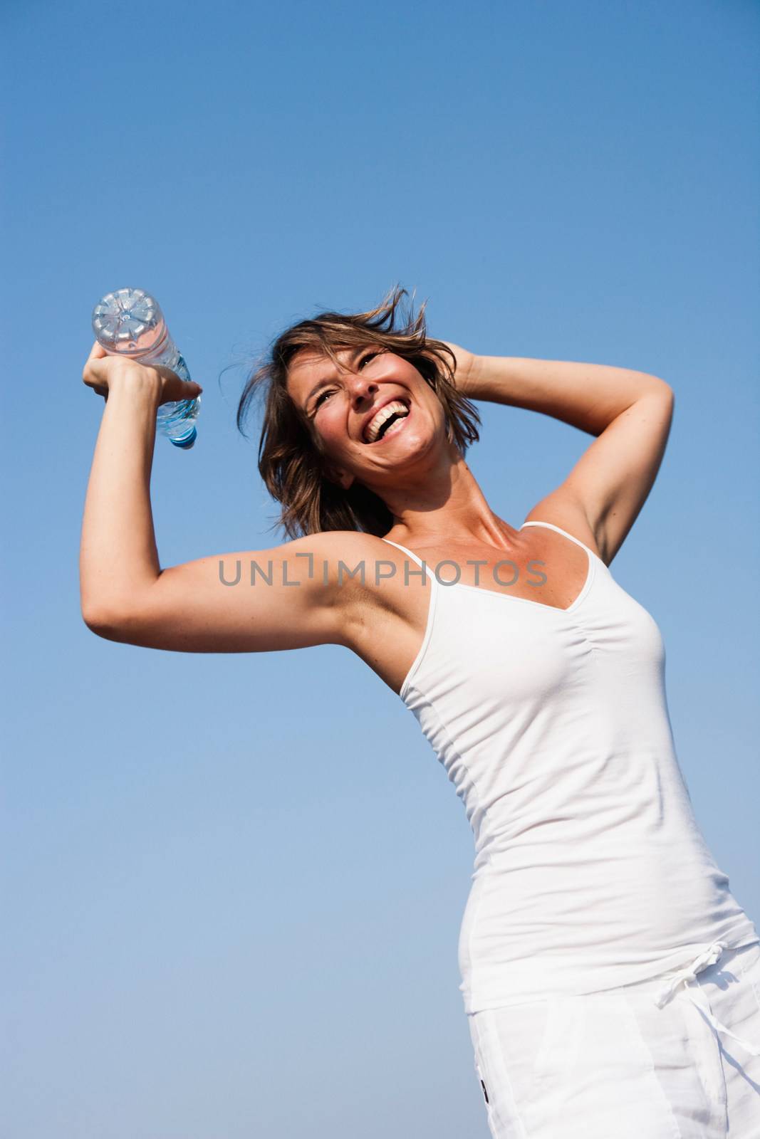 Woman having fun