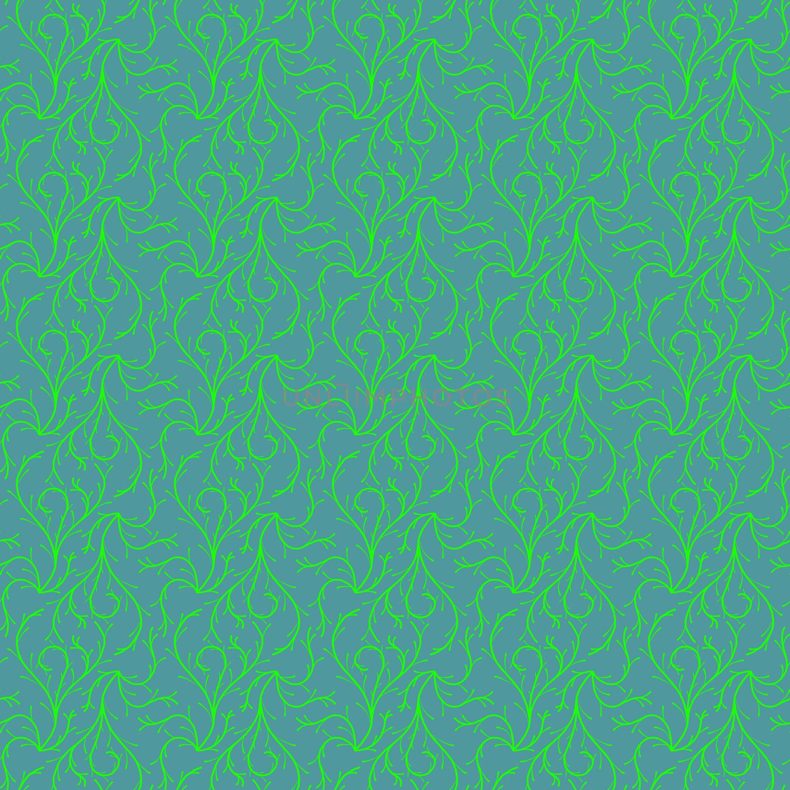 Ivy on green background is seamless patterns can be used for wallpaper pattern fills and background.