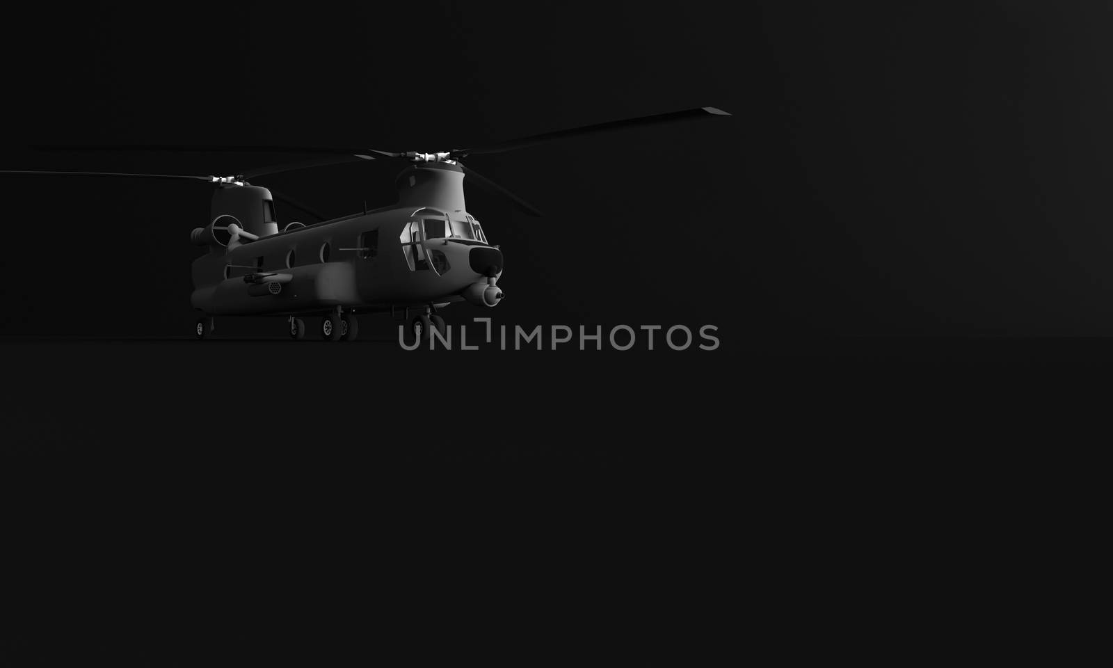 3D RENDERING OF TRANSPORT HELICOPTER by PrettyTG