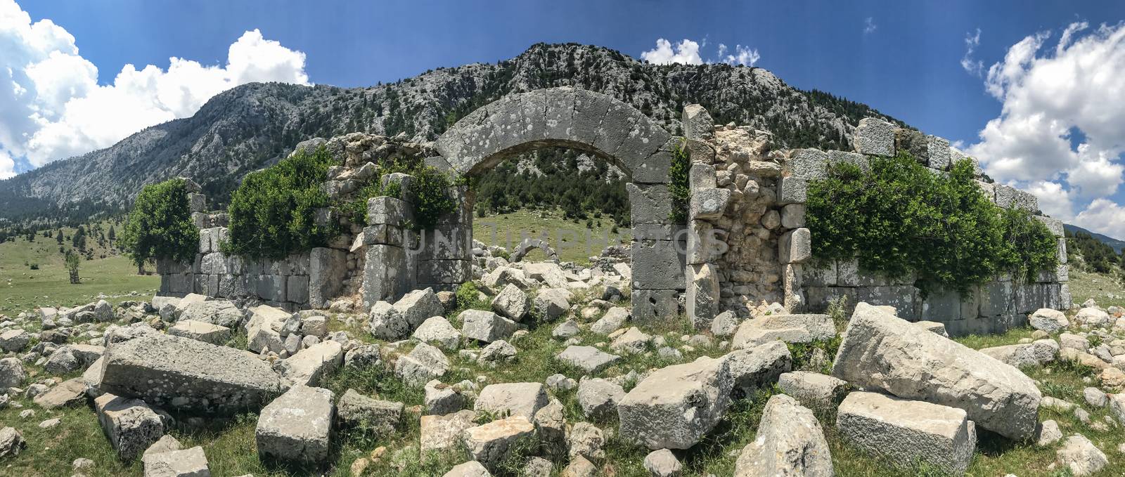 Tolhan;old Seljuk caravanserai structures by crazymedia007