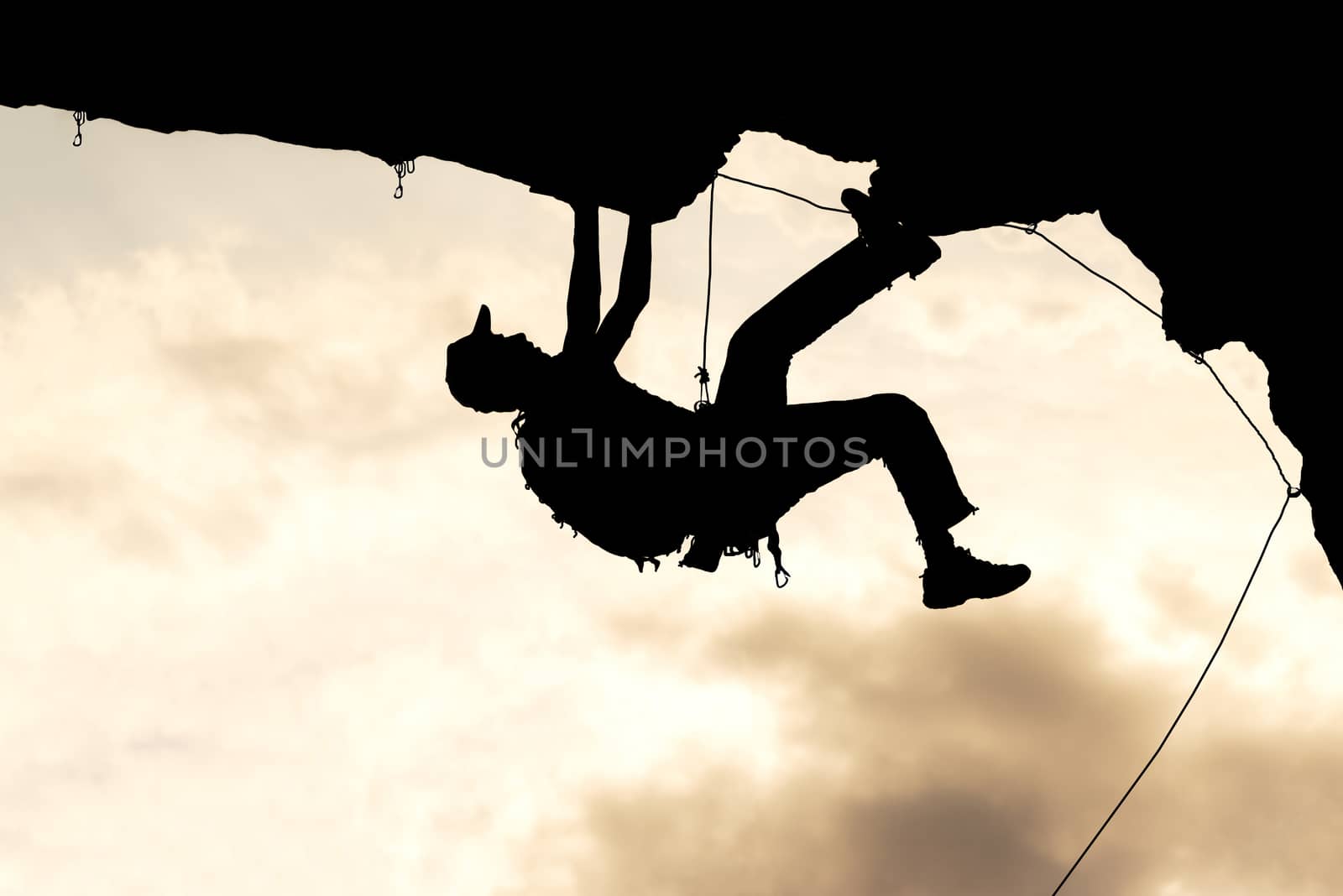 professional rock climber by crazymedia007