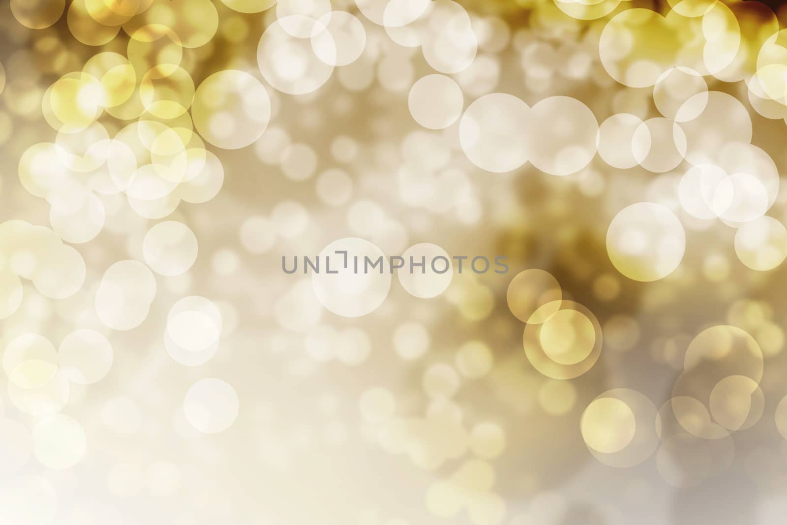 Abstract light bokeh as yellow background