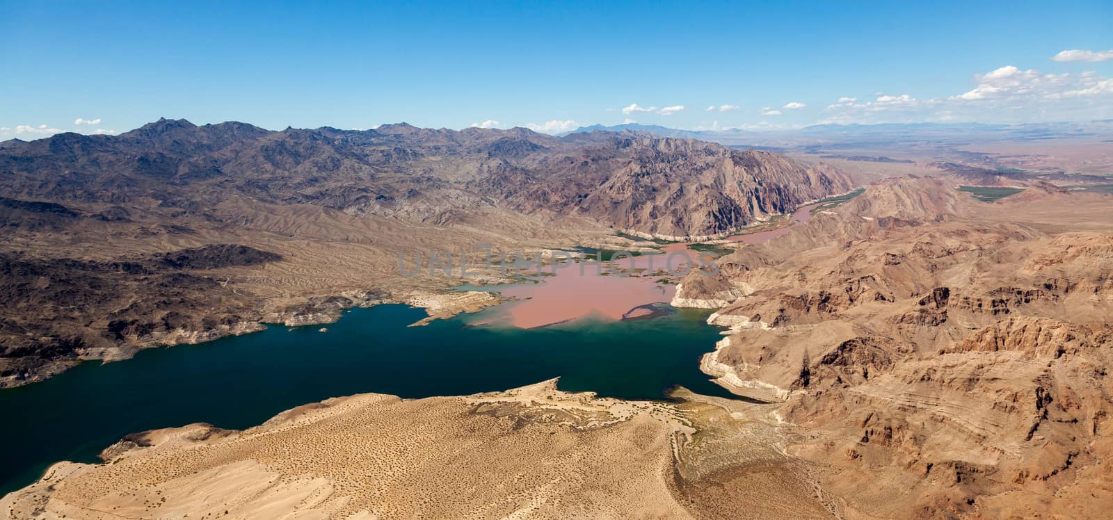 Colorado River joins Lake Mead by phil_bird