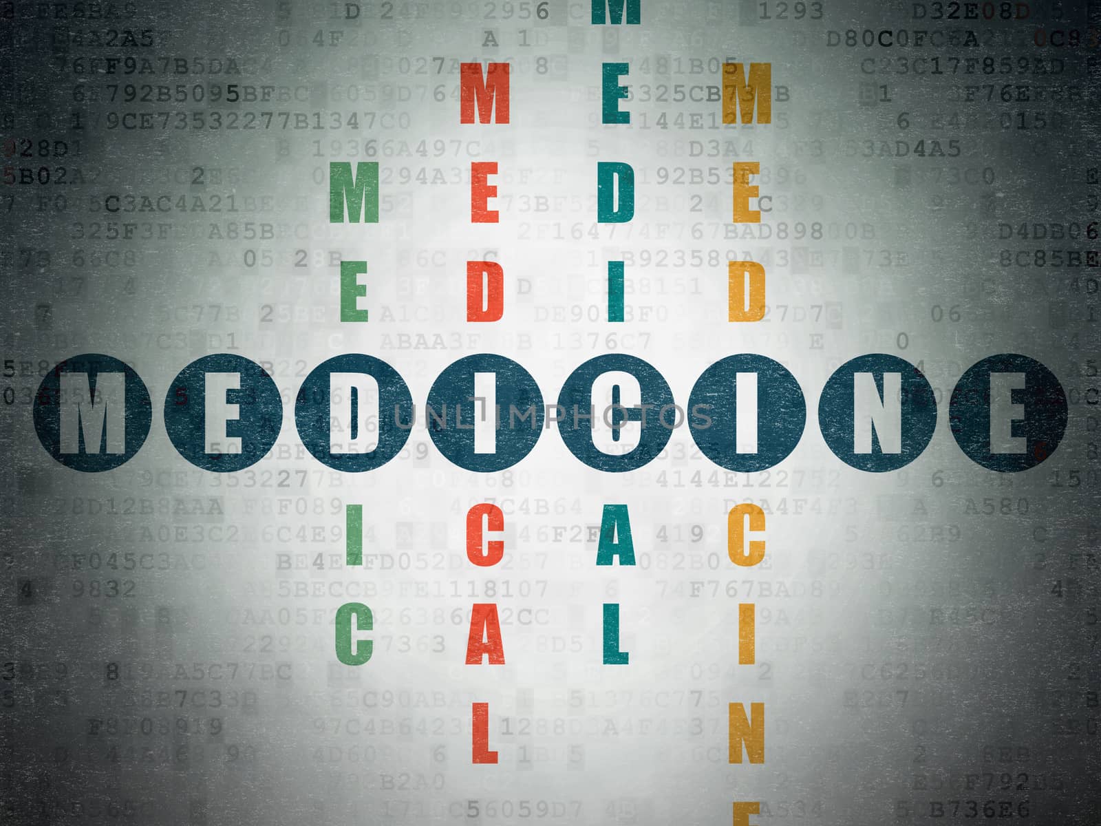 Medicine concept: Medicine in Crossword Puzzle by maxkabakov