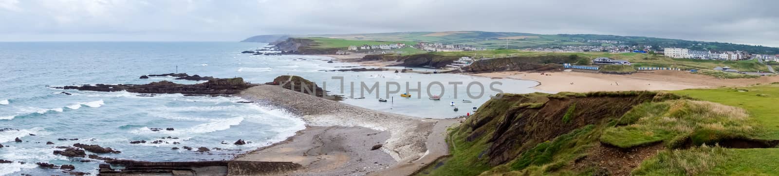 Scenic View of the Bude Coastline by phil_bird