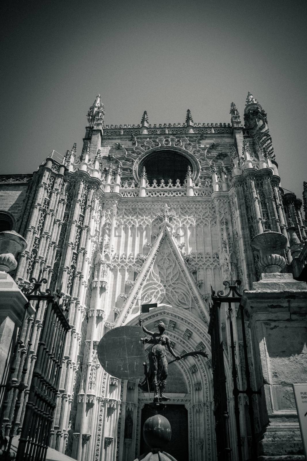 Cathedral entrance in Seville, Spain, Europe by ramana16