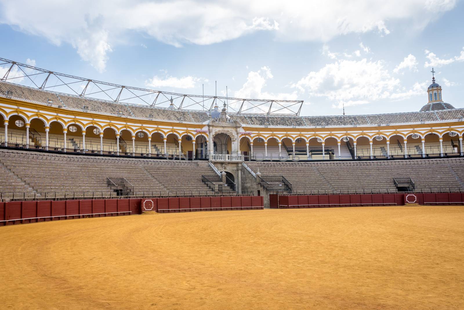 The bull fighting ring at Seville, Spain, Europe by ramana16