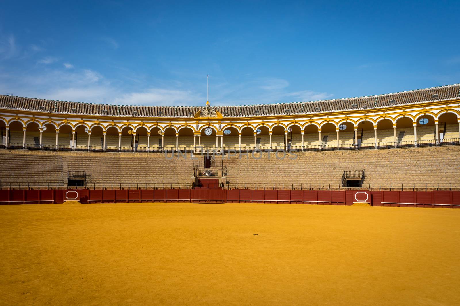 The bull fighting ring at Seville, Spain, Europe by ramana16