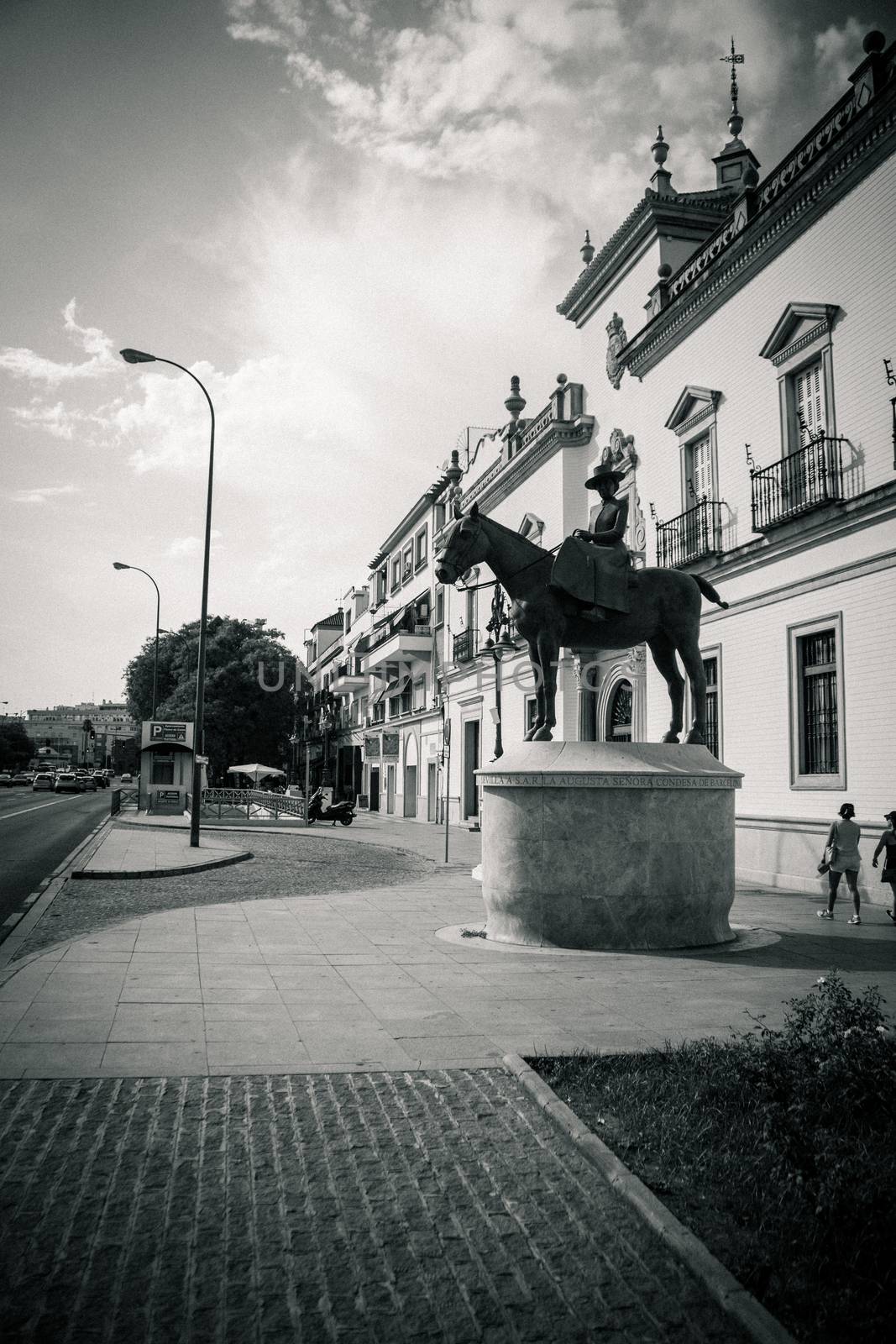 The bull fighting ring at Seville, Spain, Europe by ramana16