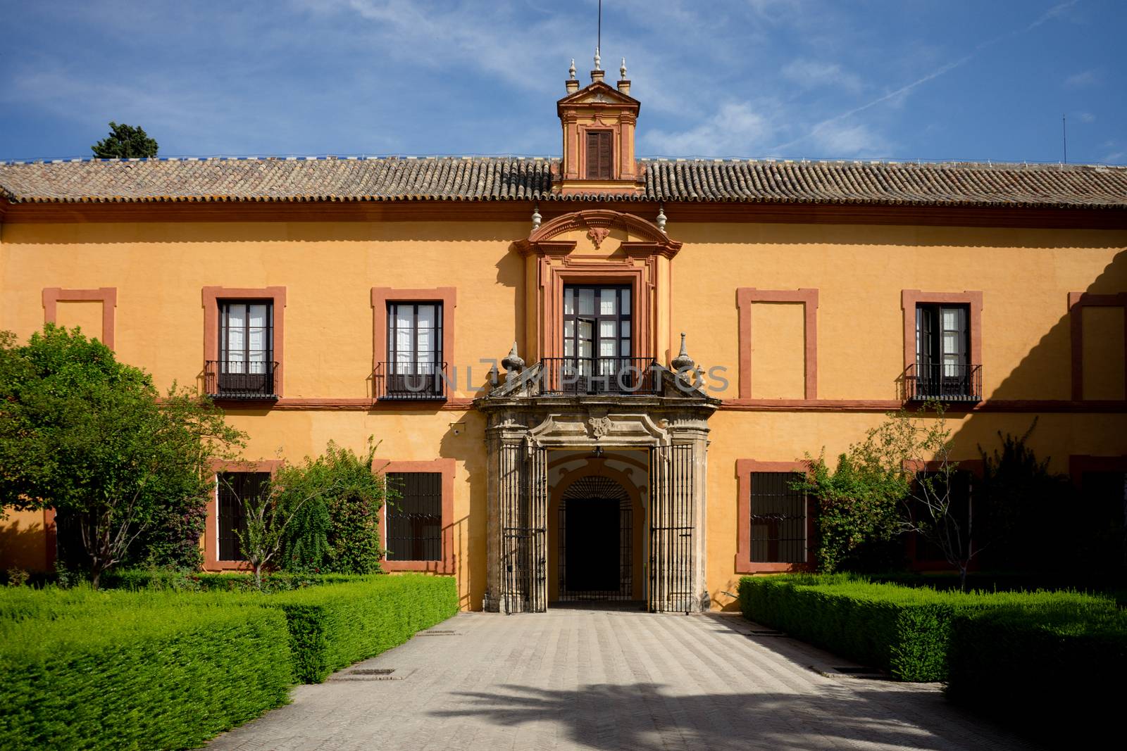 Seville, Spain - June 19: The real Alcazar, Seville, Spain on June 19, 2017.