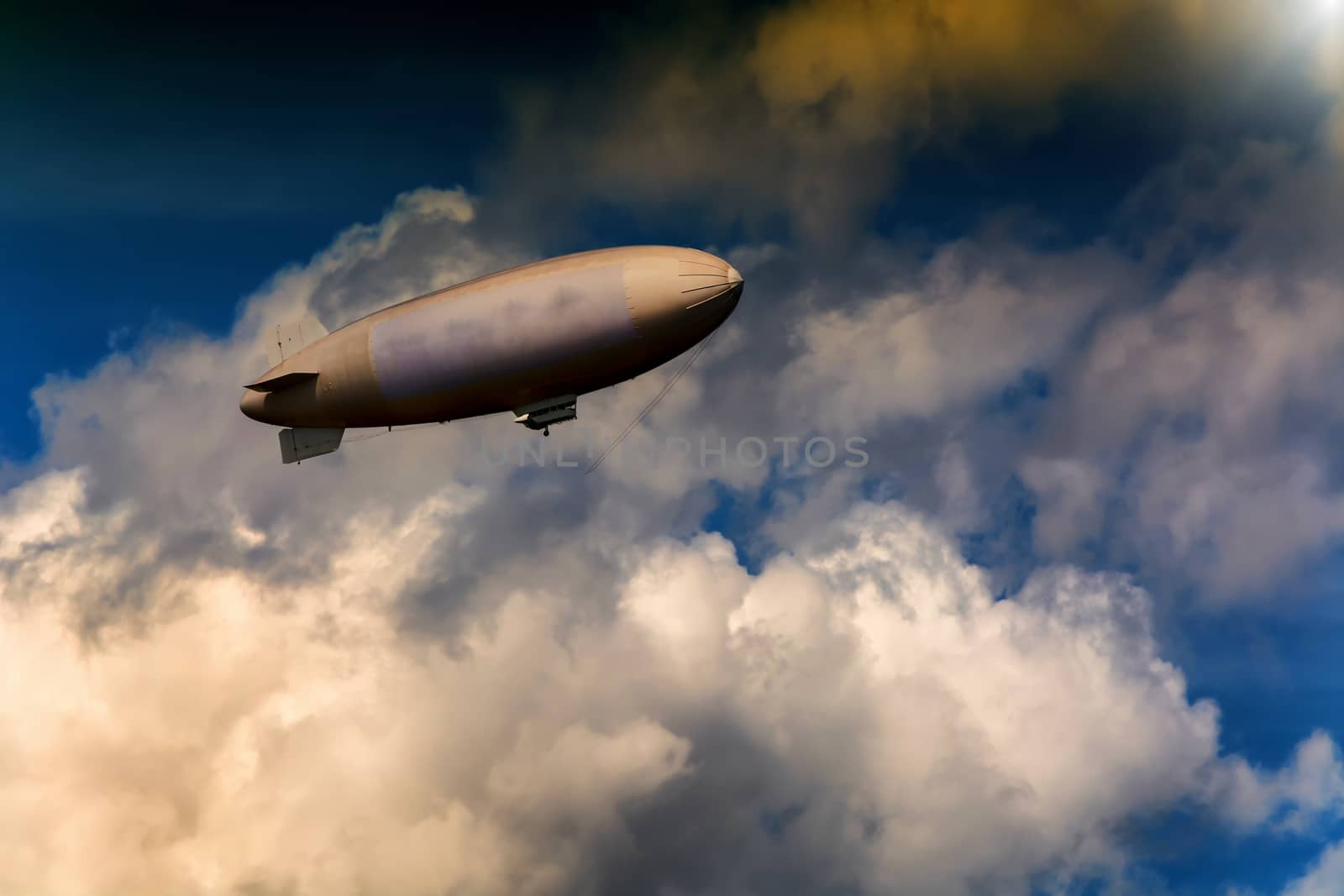 Airship for advertising and for sightseeing flights  by JFsPic