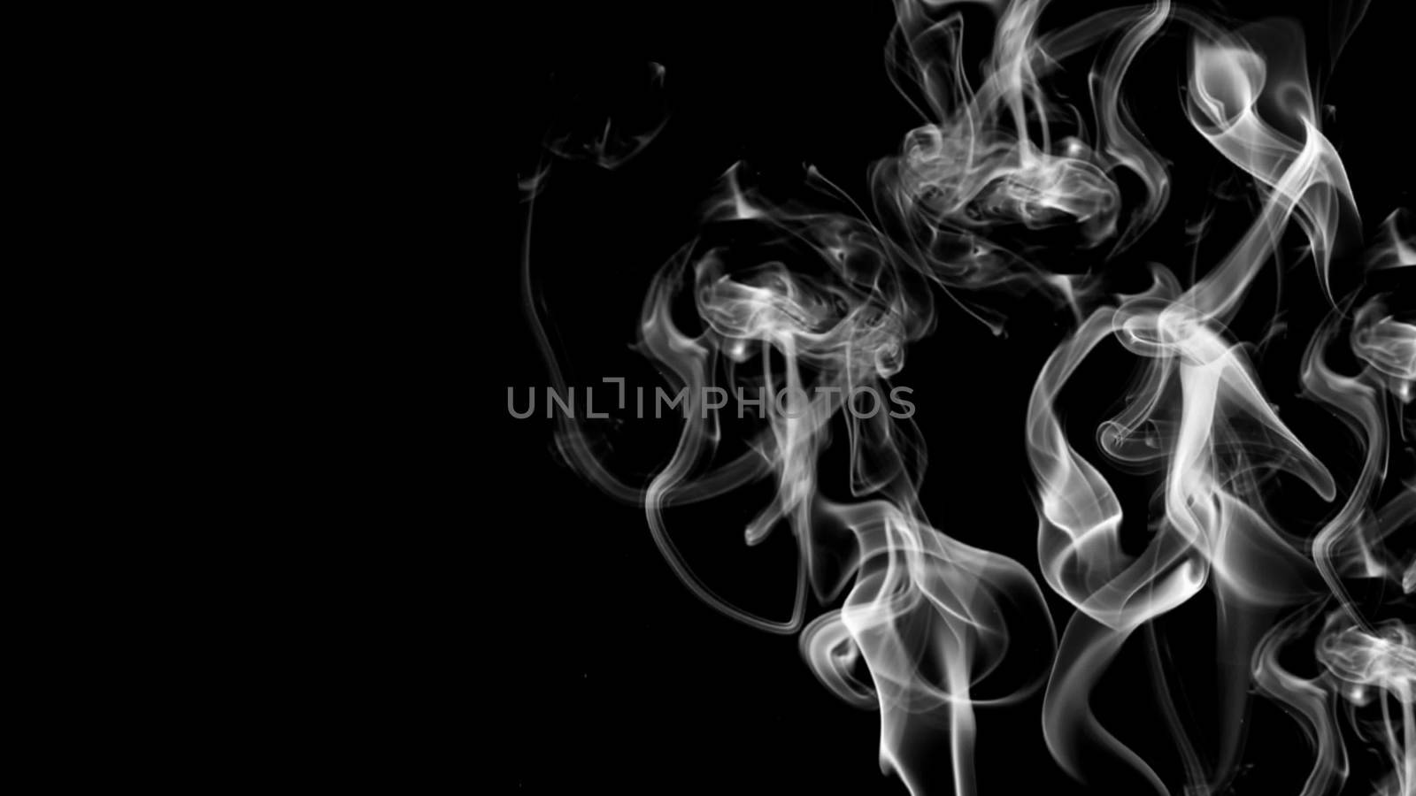 Abstract background with white smoke. 3d rendering.
