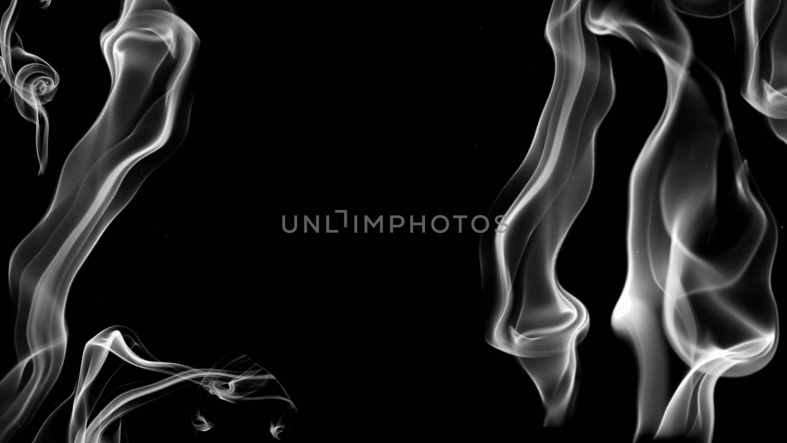 Abstract background with white smoke. 3d rendering.