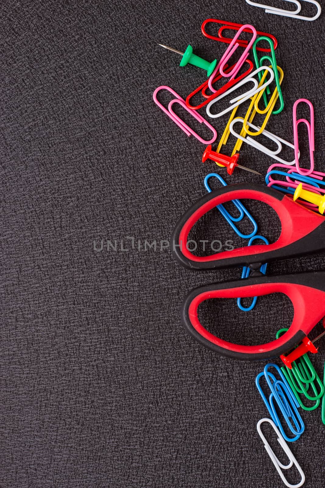 Scissors and paper clips by victosha